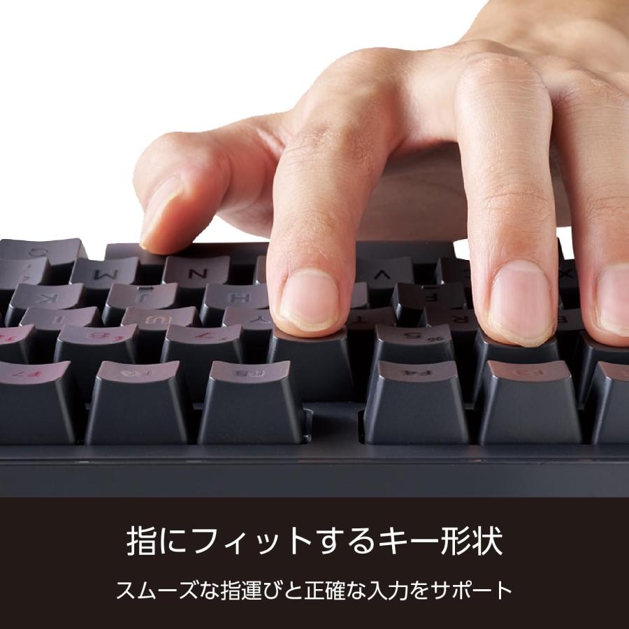 ELECOM（エレコム） メカニカルキーボード Leggero 有線 フルサイズ N