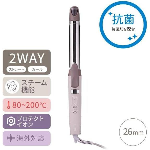 テスコム（TESCOM） ヘアアイロン elims est コテ 26mm ストレート