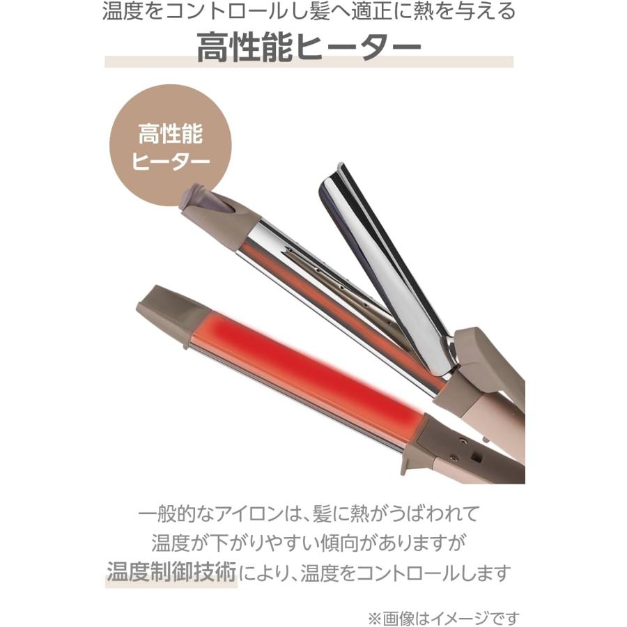 テスコム（TESCOM） ヘアアイロン elims est コテ 32mm ストレート
