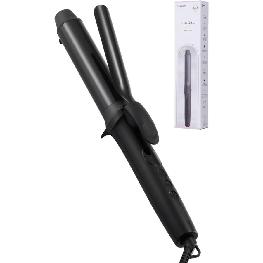 テスコム（TESCOM） ヘアアイロン コテ 32mm ナノセラミック