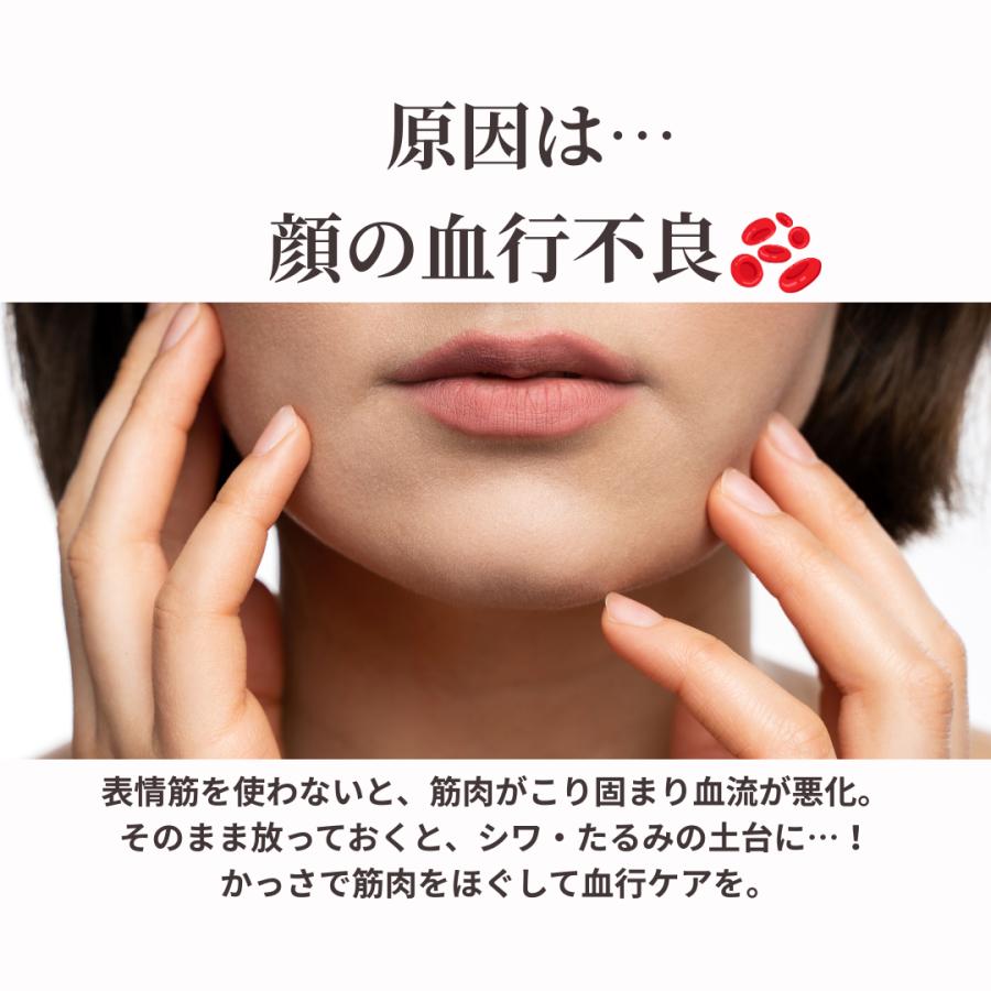 ニーズ 【フェイスケア】かっさ フェイスポインター 美顔ローラー