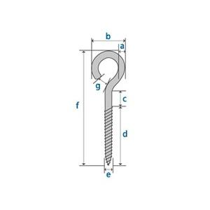 今回は５００本も出品♪一番人気サイズ高品質ステンレスヒートン1.6ｍｍ×19mm 日本の部品屋 ヒートン 1.6×19 オープン ステンレス製 ネコポス対応