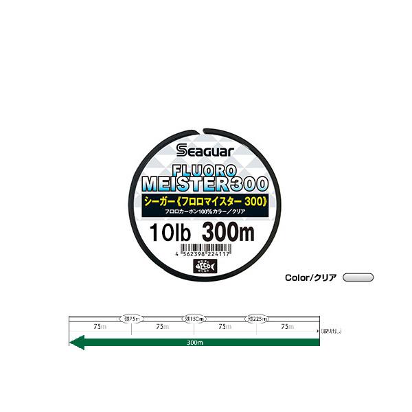 クレハ　シーガー フロロマイスター300　300m　10LB / 2.5号｜gill