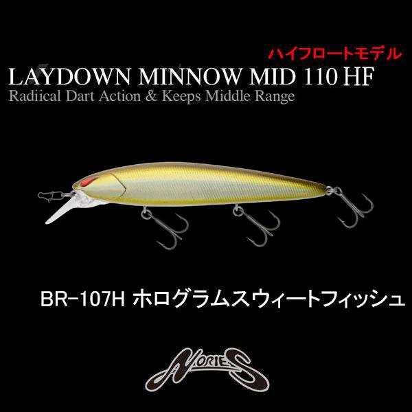 ノリーズ レイダウンミノーミッド110HF（ハイフロートモデル