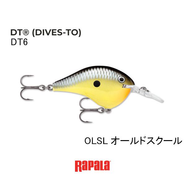 【新品】Rapala ラパラ ルアー 6個セット RaPaLa（ラパラ） DT（ダイブストゥ）シリーズ DT-6 ネコポス対応商品