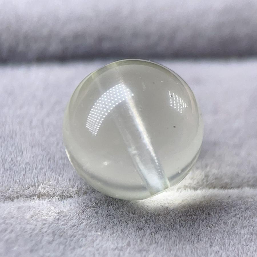 PROME 天然石 一点物 高品質・ リビアングラス ・粒売り 12.6mm（鑑別