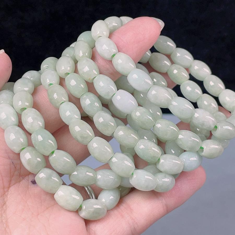 PROME ミャンマー工場直販 天然A貨 若草翡翠 ヒスイ 硬玉 ジェダイド 