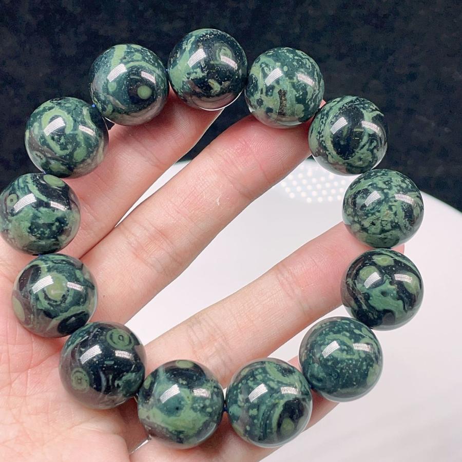 PROME 天然石 カンババジャスパー ブレスレット NO.P1029 : 天然石工場