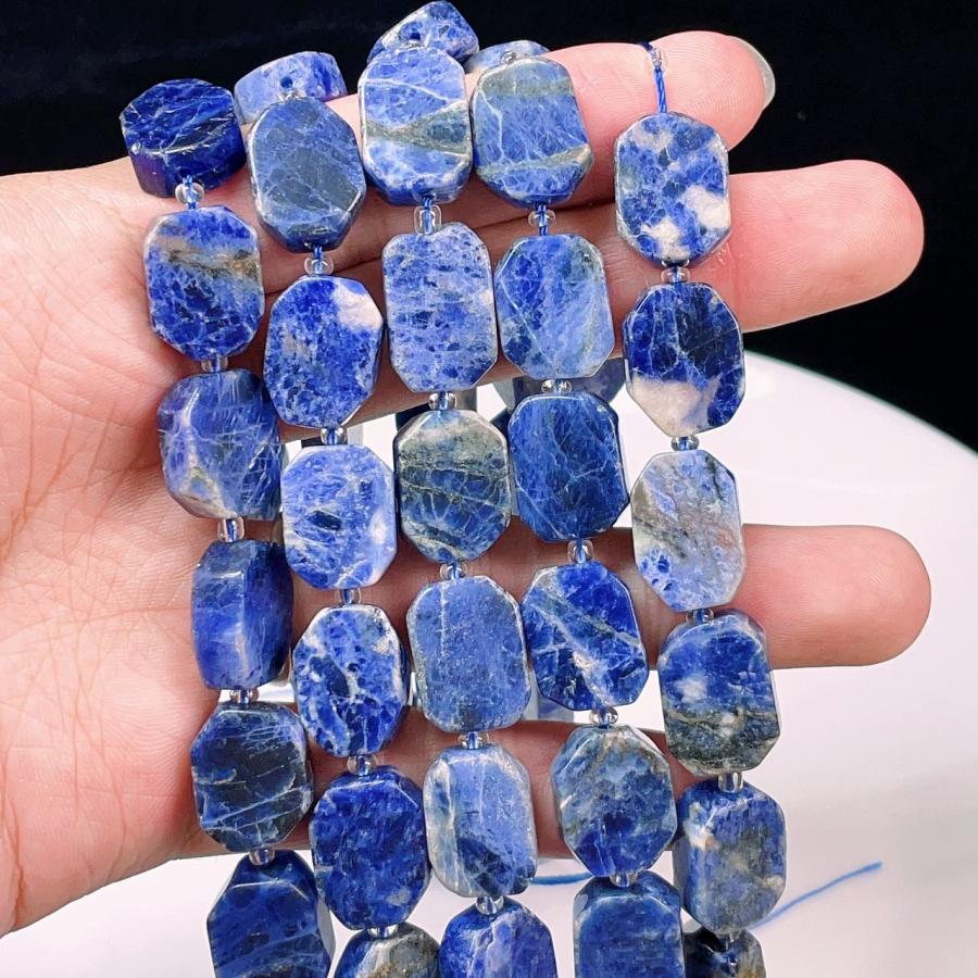 PROME 天然石 ソーダライト 連材 NO.P1605 : 天然石工場直売店 PROME