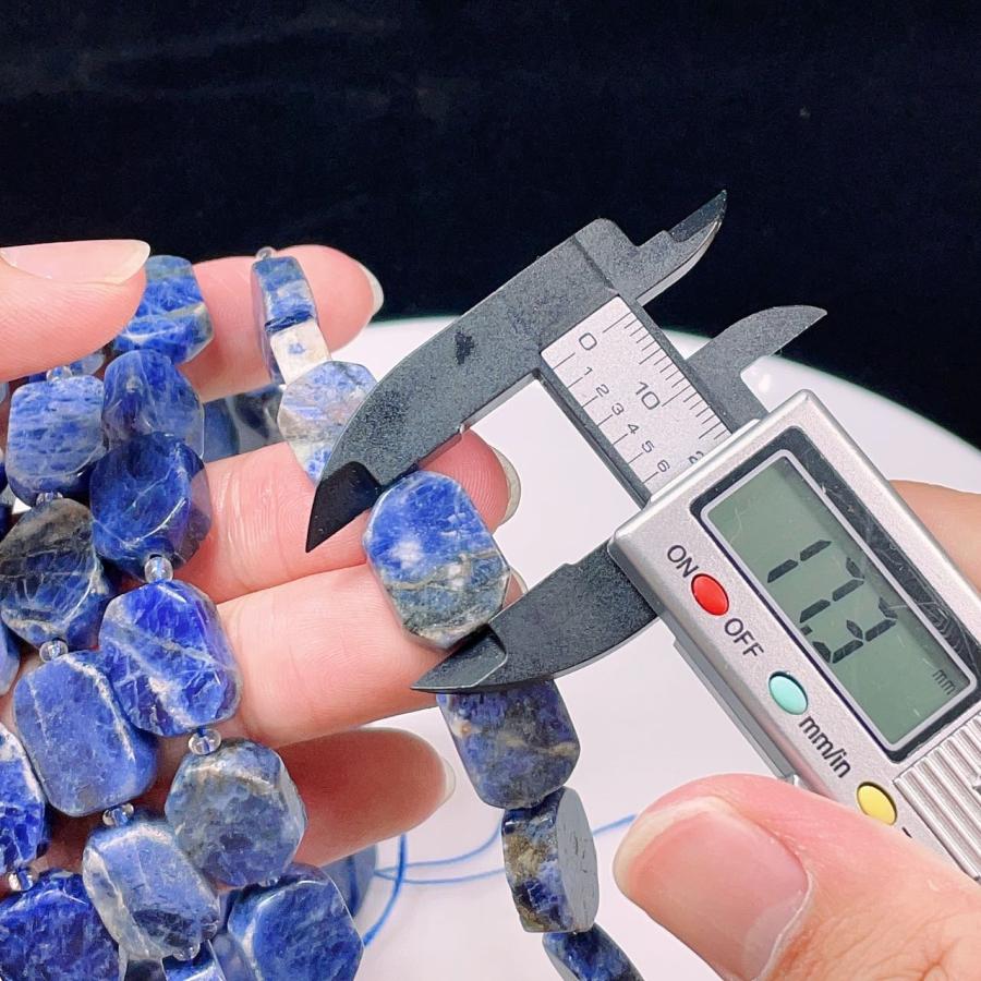 PROME 天然石 ソーダライト 連材 NO.P1605 : 天然石工場直売店 PROME