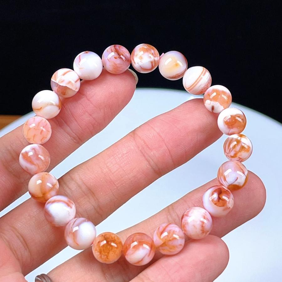 カラフルザクザク天眼瑪瑙ブレス 18ミリ 個性的！縞瑪瑙