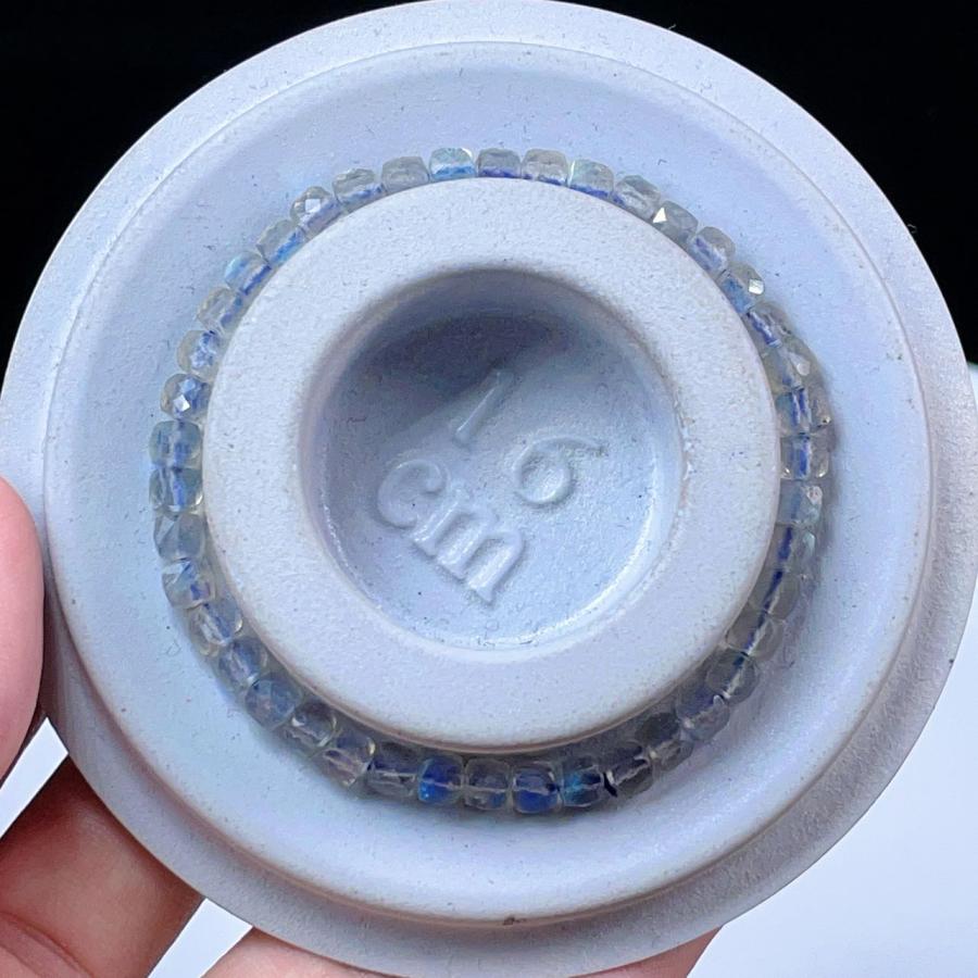 天然 ラブラドライト 回紋16粒 12mm