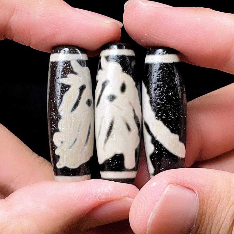 中国古美術・チベット収・純手工芸・瑪瑙多宝ネックレス・天然石・缘起物・風水開運 チベットジービーズ・西蔵天珠 至純天珠 夢幻老礦金剛杆天珠