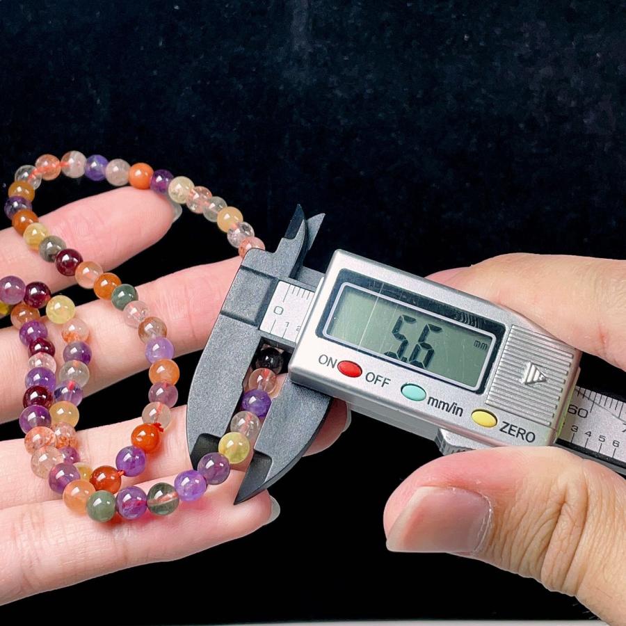 豪華ラッピング無料 PROME 天然石 ミックスパワーストーン 5-6mm ブレスレット 宝石ルース、裸石 ミルキークォーツ6mm