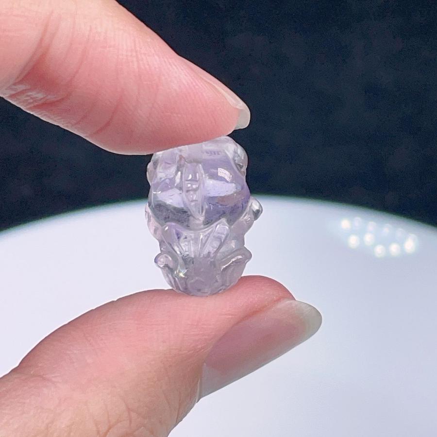 PROME 天然石 アメトリン 猫 貫通穴 パーツ 手芸 NO.P83 : 天然石工場 