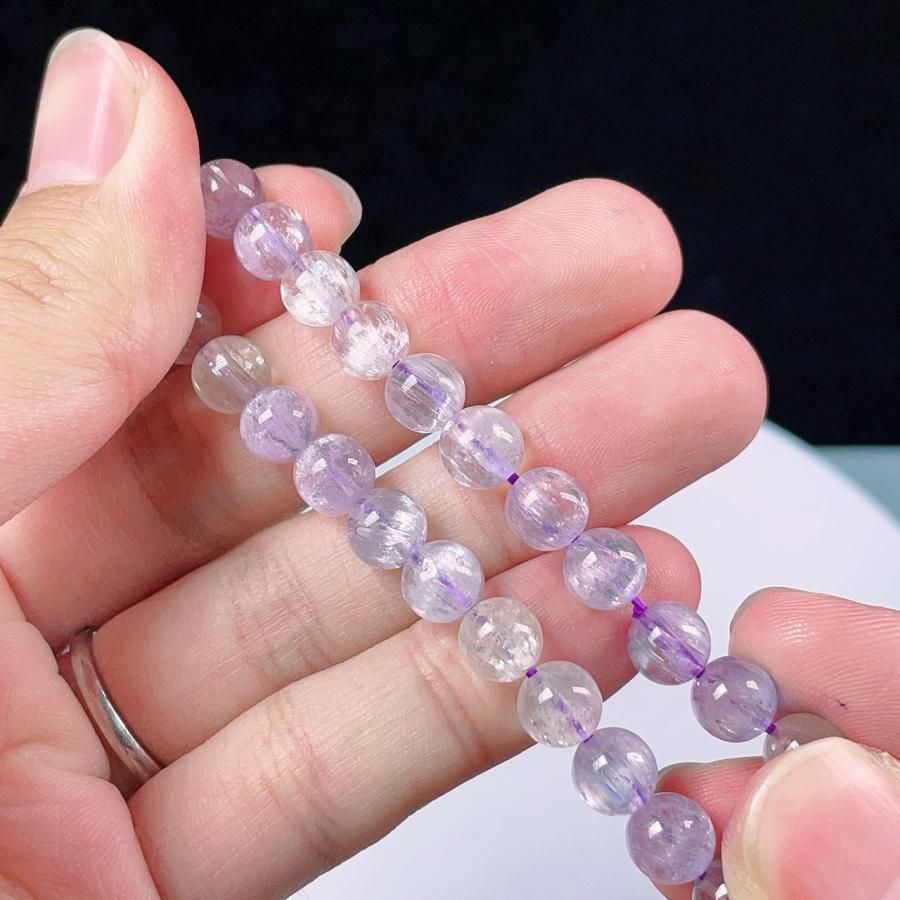 PROME 天然石 一点物 （鑑別書付き）クンツァイト 7.7mm±0.3mm