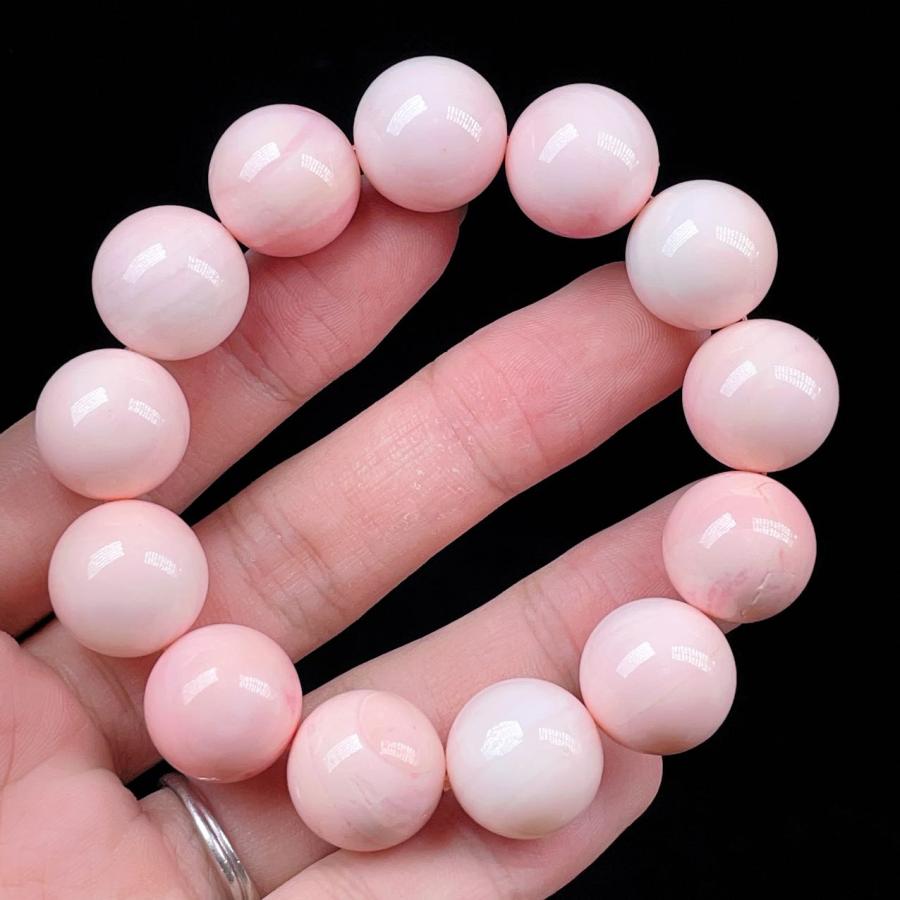 N128 / カスタムボールペン 天然石 クィーンコンクシェル