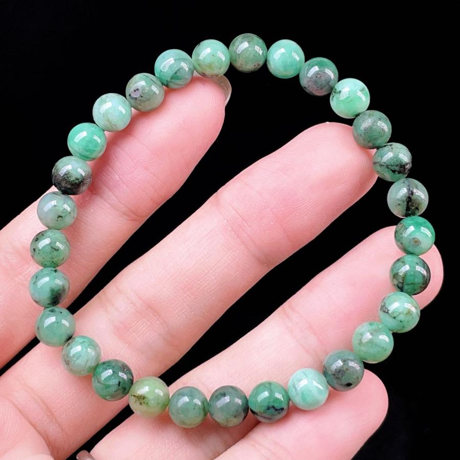 エメラルド2.001ct ルース　ソーティング付き PROME 天然石 一点物 エメラルド（鑑別書付き）ブレスレット NO