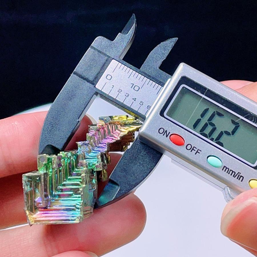 PROME 天然石 一点物 ビスマス結晶 人工結晶 天国への階段 虹色の階段
