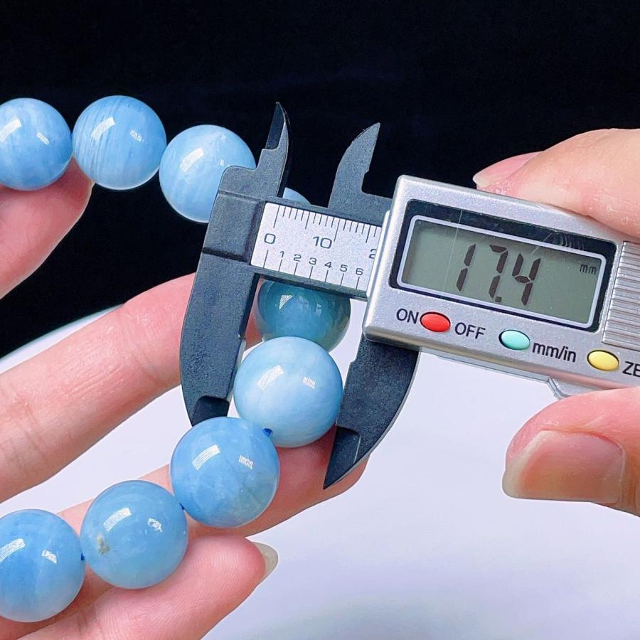 PROME 天然石 一点物 空色 アクアマリン (モザンビーク産