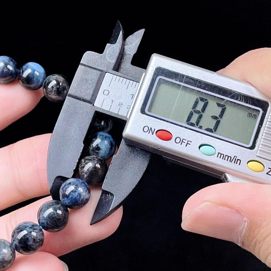 PROME 天然石 一点物 ブラックスターアクアマリン・ブラックシラー