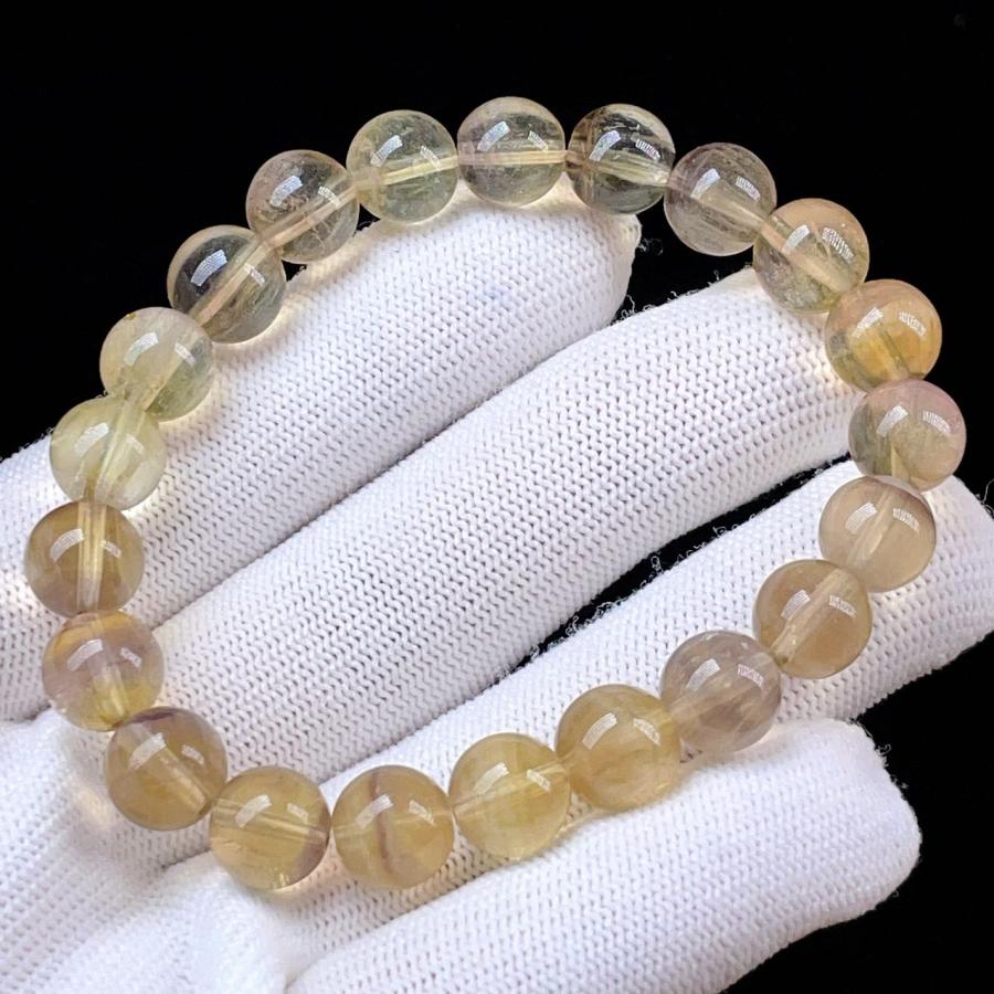 120年前！彫型梅花天珠 ブレスレット フローライト 完全一点物 【公式