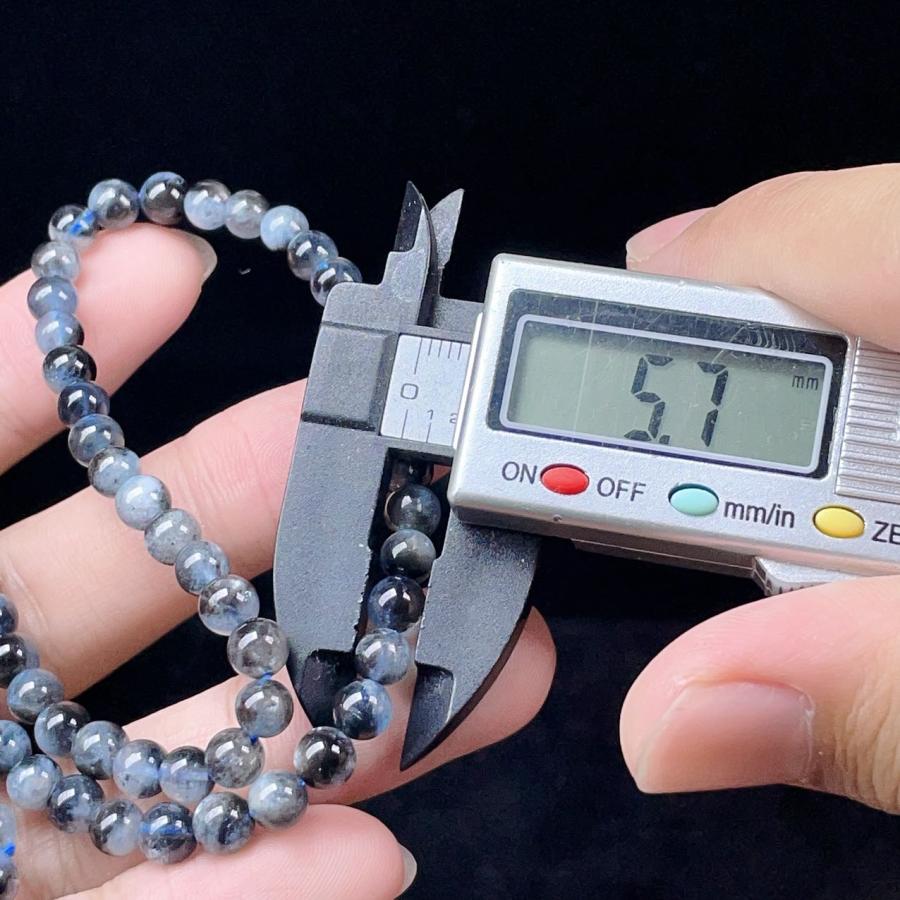 PROME 天然石 一点物 ブラックスターアクアマリン・ブラックシラー