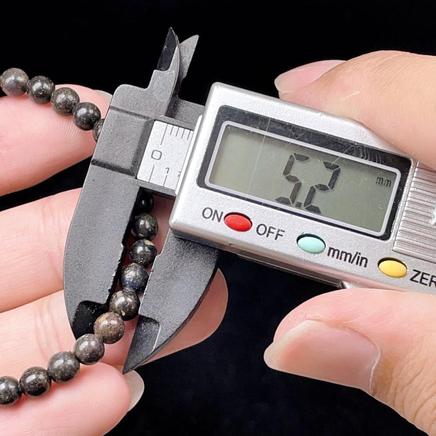 強いファイヤーが輝く！ ブラックオパール ビーズ 粒売り 2 ルース