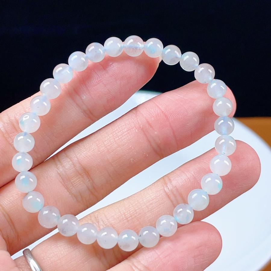 PROME 天然石 一点物 アマゾナイトシリカ ブレスレット NO.V2741 