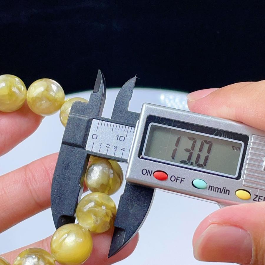 PROME 天然石 一点物 ゴールデンマイカ ブレスレット NO.V2818 