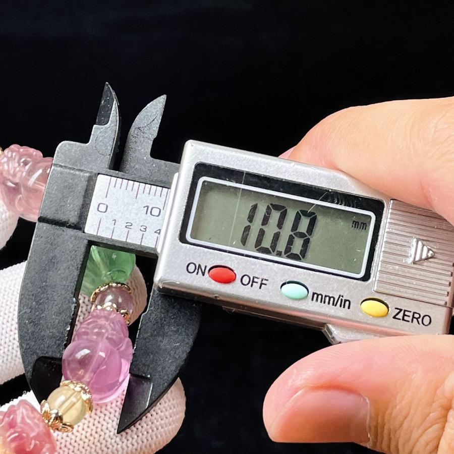 PROME 天然石 一点物 特別仕様品・バイカラーフローライト・貔貅