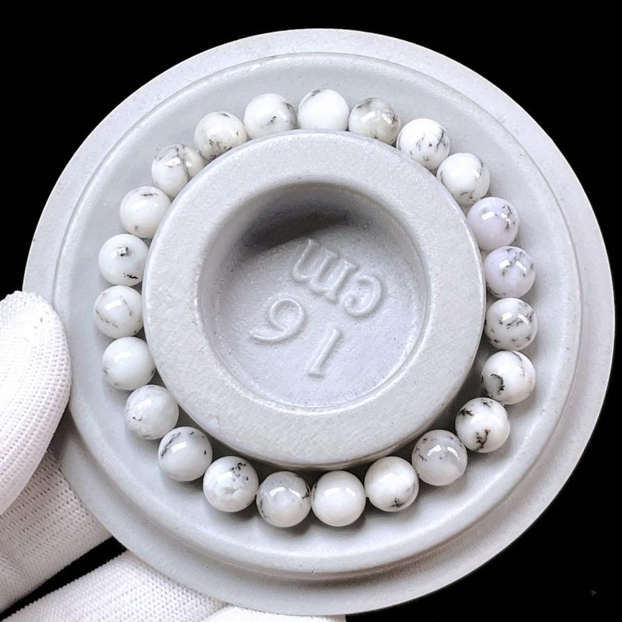 PROME 天然石 一点物・デンドリチックオパール ・忍石入り蛋白石