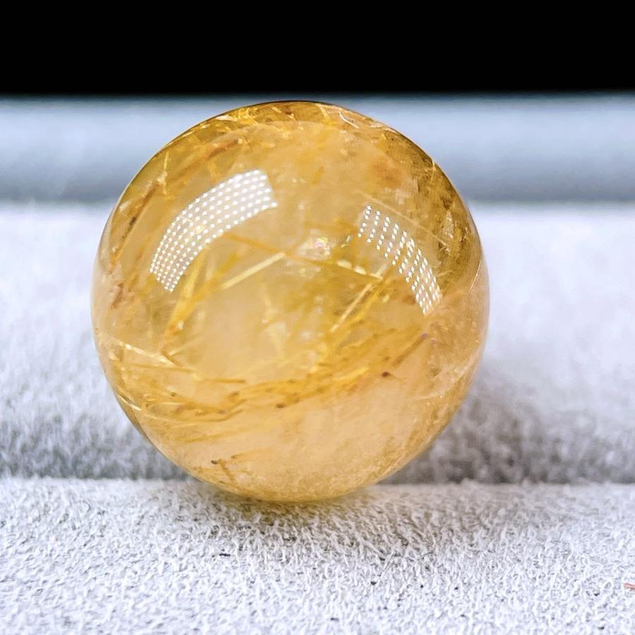 PROME 天然石 一点物・高品質・ゴールデンルチルクォーツ・ブラジル産