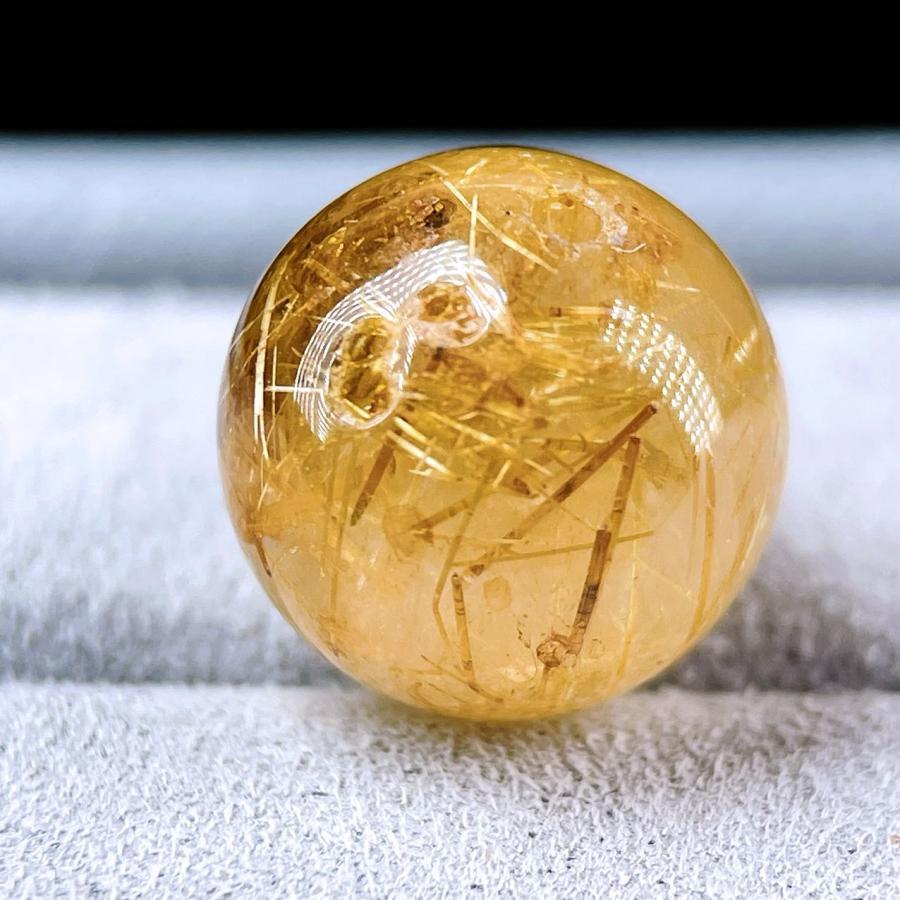 天然石　ルチルクォーツ　高品質 PROME 天然石 一点物・高品質・ゴールデンルチルクォーツ・ブラジル産