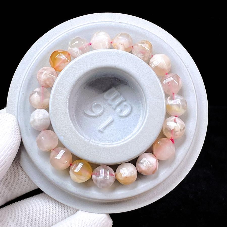 PROME 天然石 一点物・特別仕様品・桜瑪瑙・チェリーブロッサム
