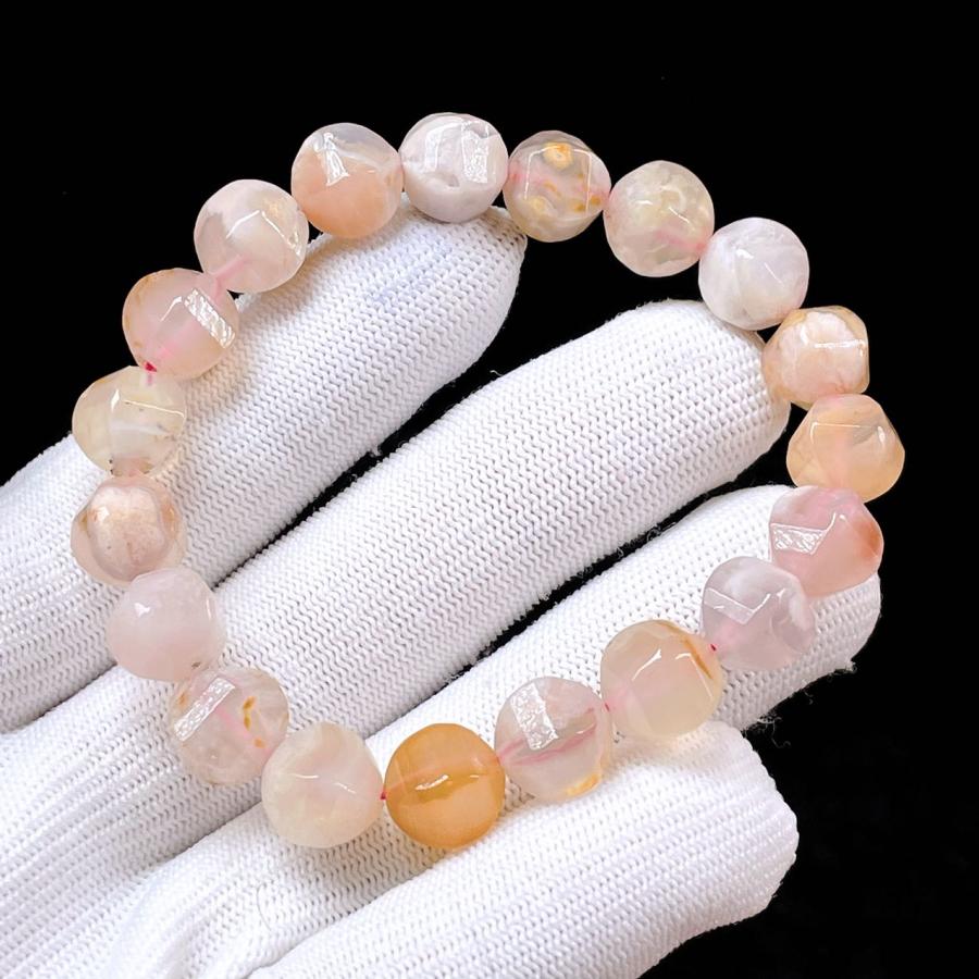 PROME 天然石 一点物・特別仕様品・桜瑪瑙・チェリーブロッサム 