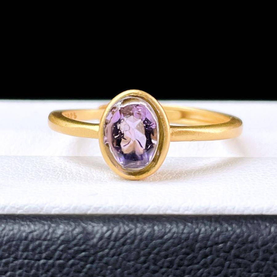 PROME・PREMIUM 天然石 一点物・特別仕様品・アメジスト・指輪