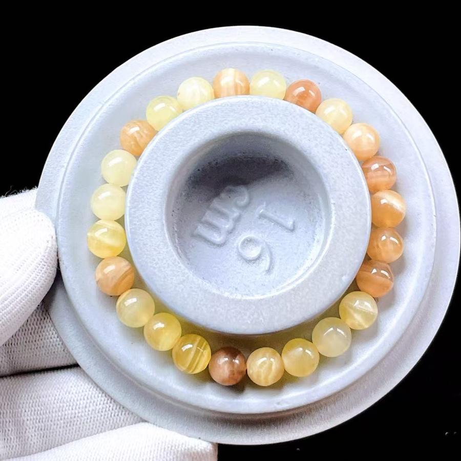 PROME 天然石 一点物・イエローカルサイト・Yellow Calcite・メキシコ 