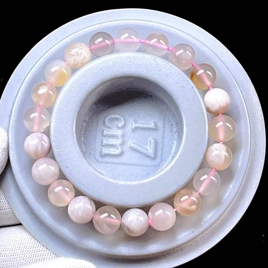 PROME 天然石 一点物・桜瑪瑙・チェリーブロッサムアゲート