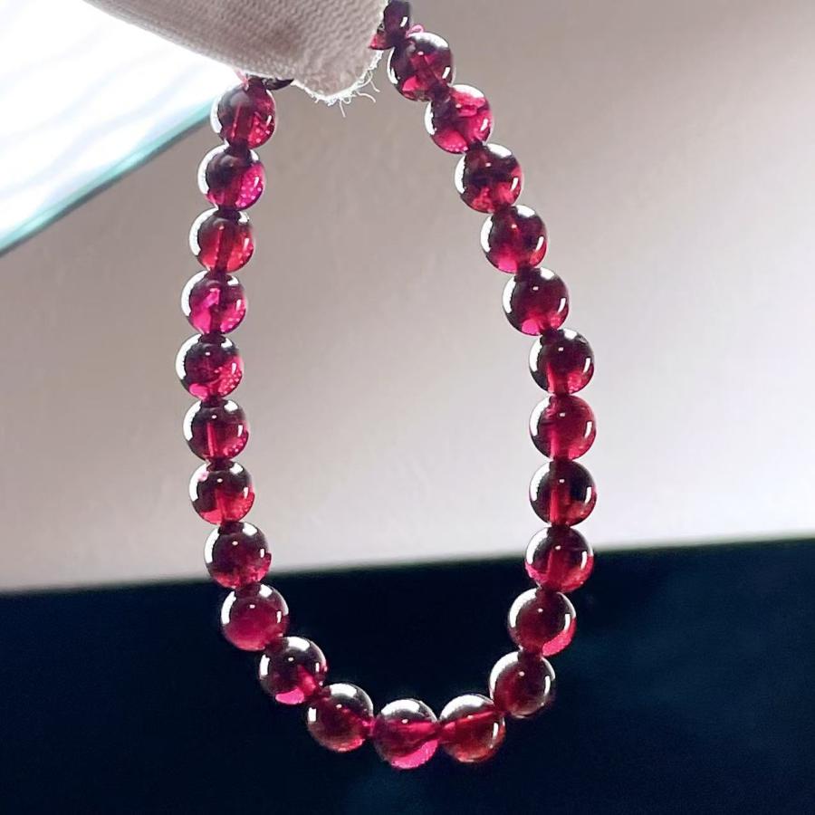 USA製ビバリーヒルズ　14金赤いガーネットストーンメレダイヤブレスレット新品 K18/Pt「ルビー ヌード」ブレスレット｜【オレフィーチェ】Orefice