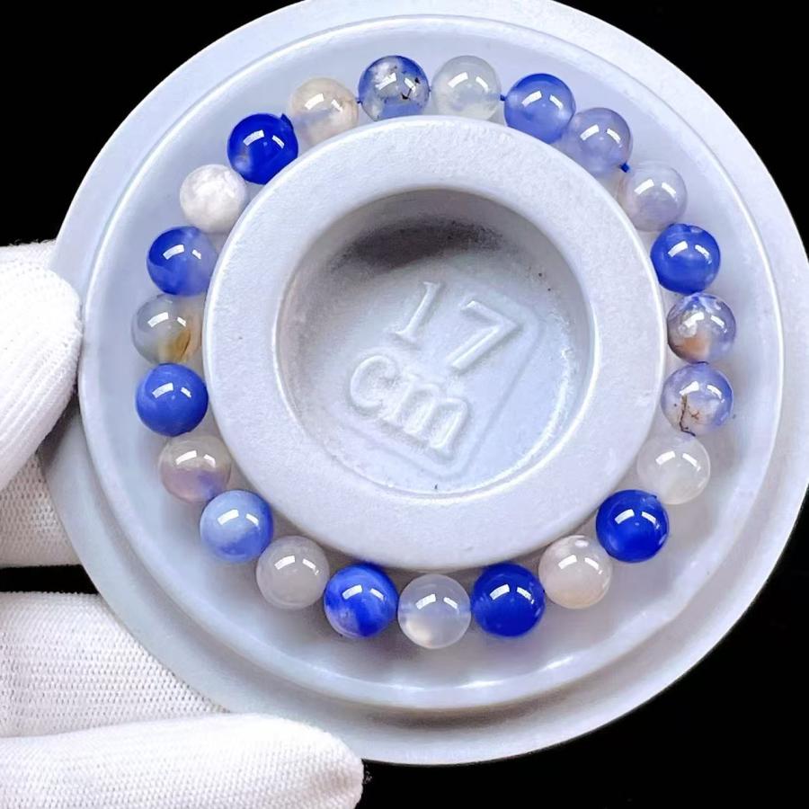 再入荷　高品質　ブルー桜瑪瑙　ブルーアゲート　スフィア　天然石　柄 fit=scale-down,w=1200