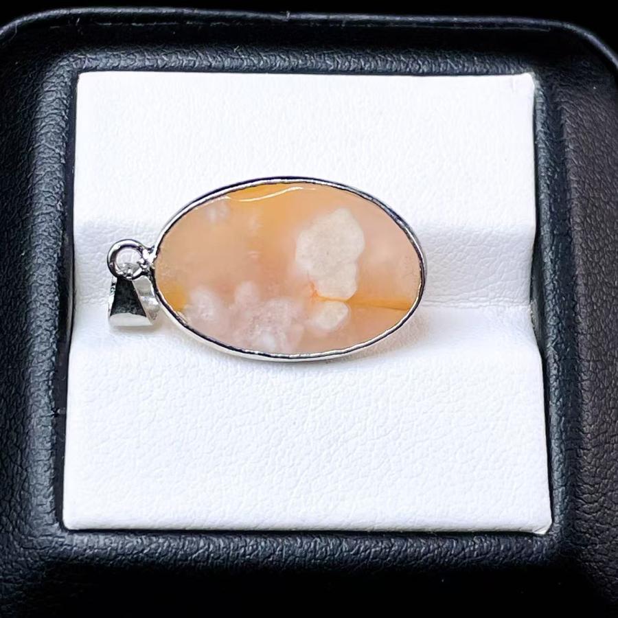 PROME 天然石 一点物 特別仕様品・桜瑪瑙・チェリーブロッサムアゲート 