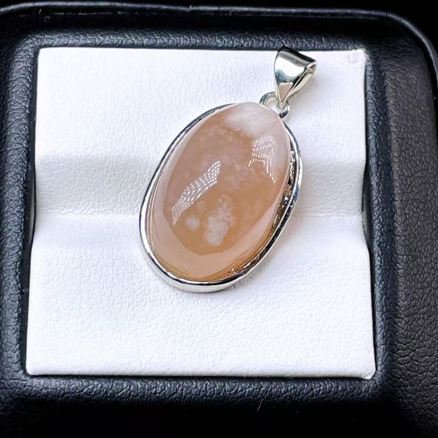 PROME 天然石 一点物 特別仕様品・桜瑪瑙・チェリーブロッサムアゲート