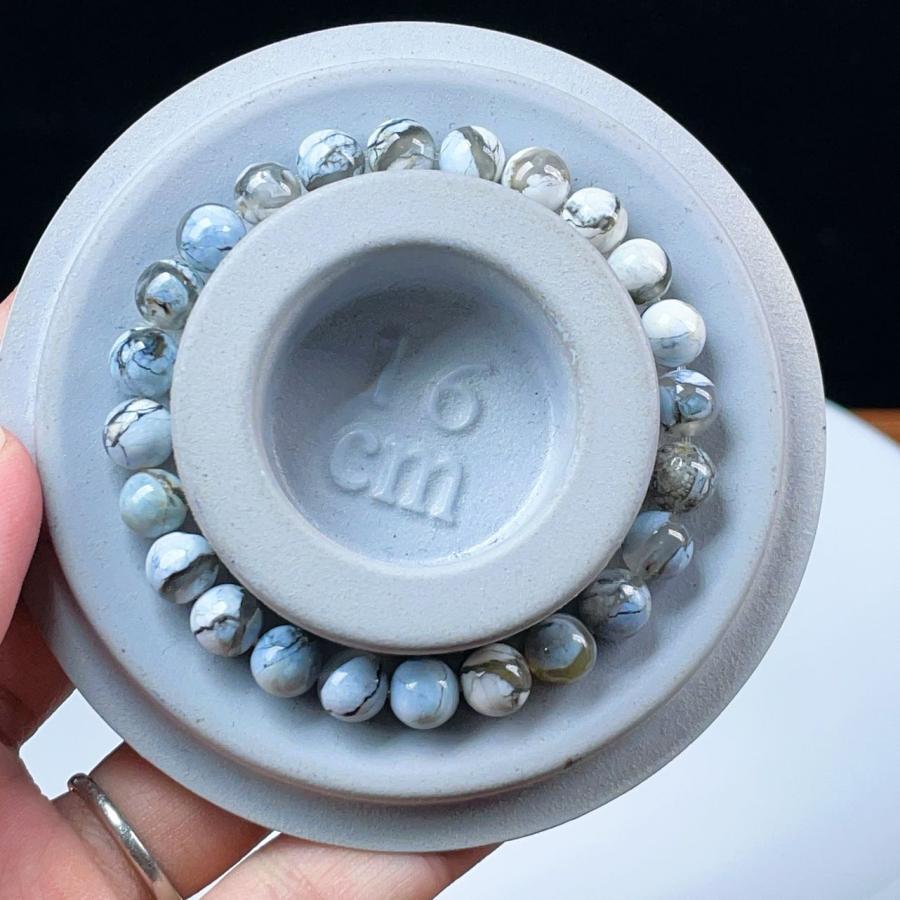 【希少】ブルーオパール　ブレスレット Genuine：ブルーオパールさざれブレスレット ブレスレット PEKO 通販