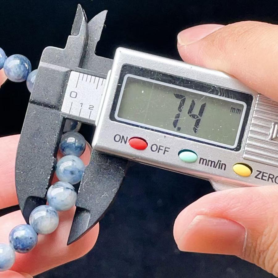 PROME 天然石 一点物・ブルーガーデンクオーツ・ブルーラビットヘアー