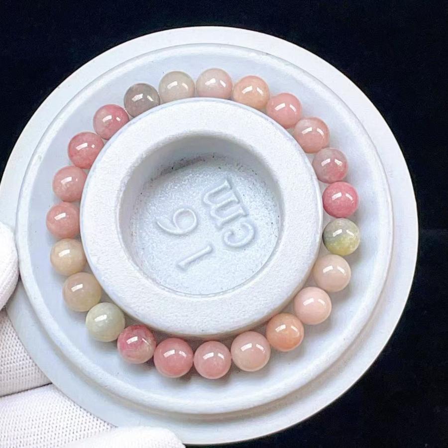 マカロンカラー トルマリン】優しい彩りが魅力のブレスレット 天然石