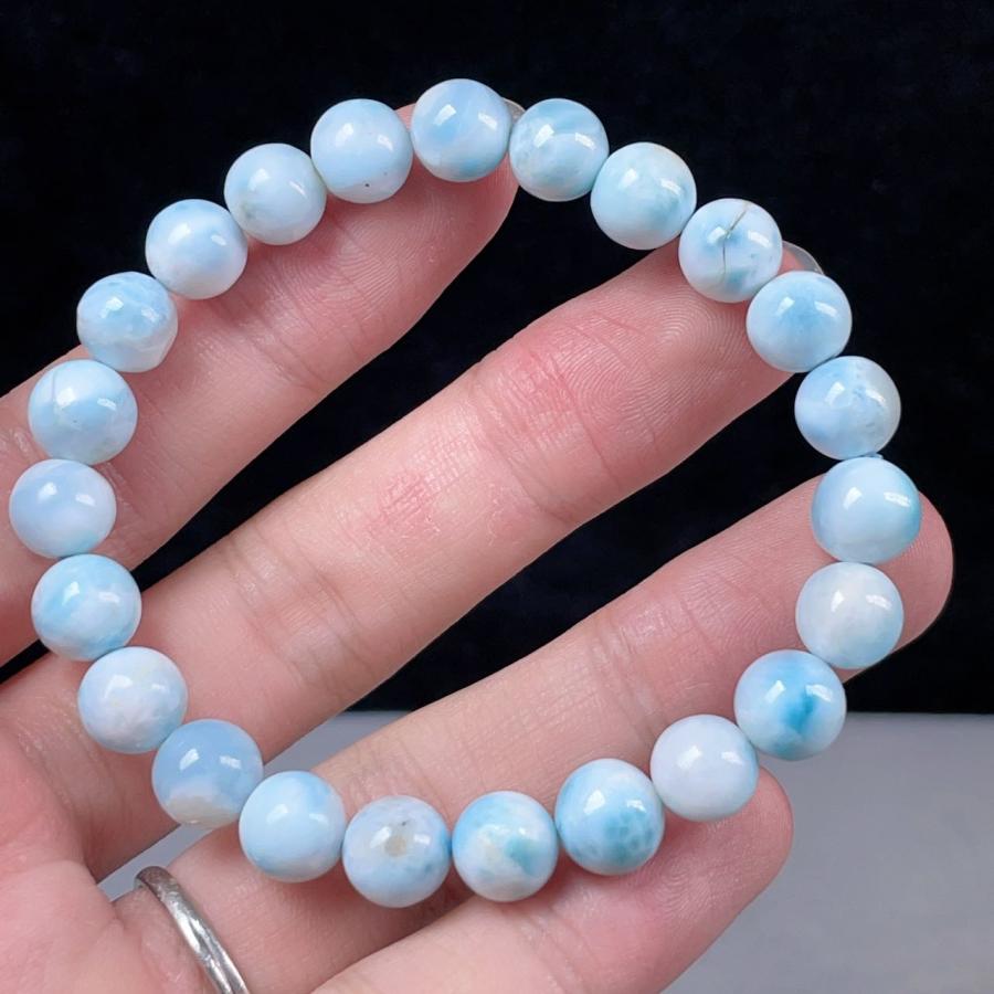 PROME 天然石 一点物 ラリマー ブレスレット NO.V568 : 天然石