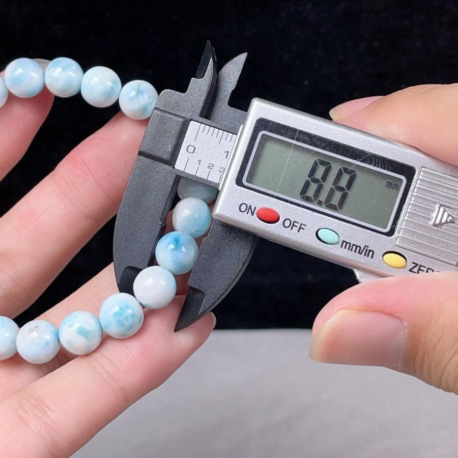 PROME 天然石 一点物 ラリマー ブレスレット NO.V568 : 天然石