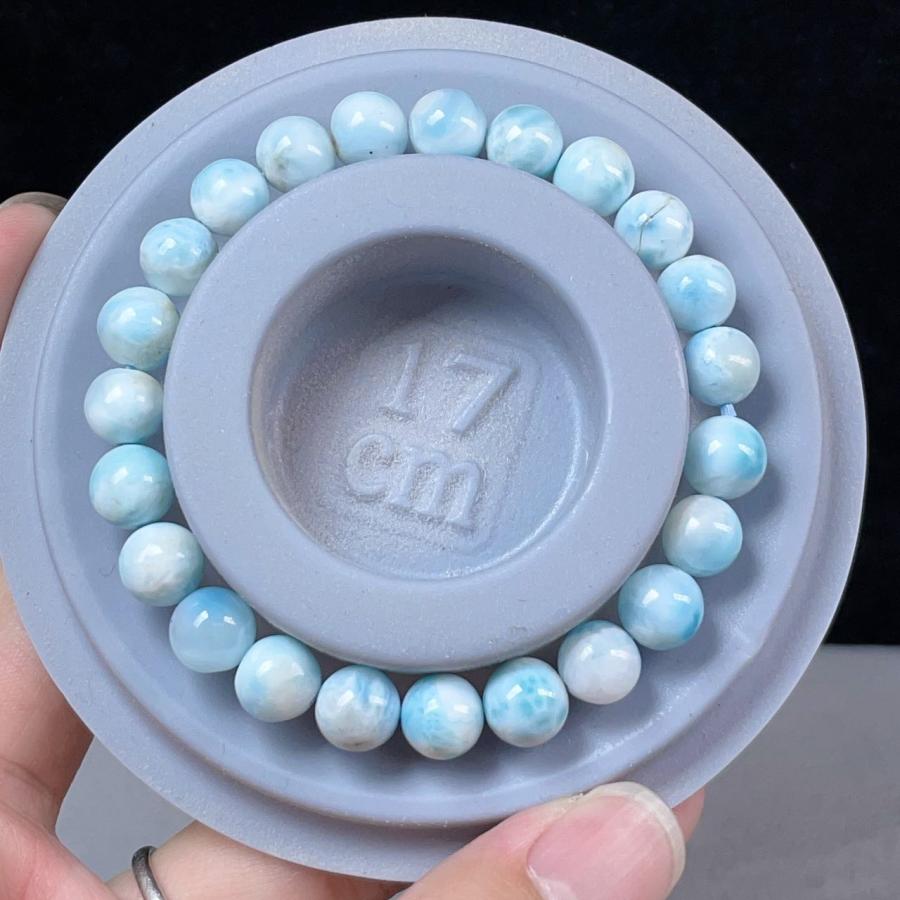 PROME 天然石 一点物 ラリマー ブレスレット NO.V568 : 天然石工場直売