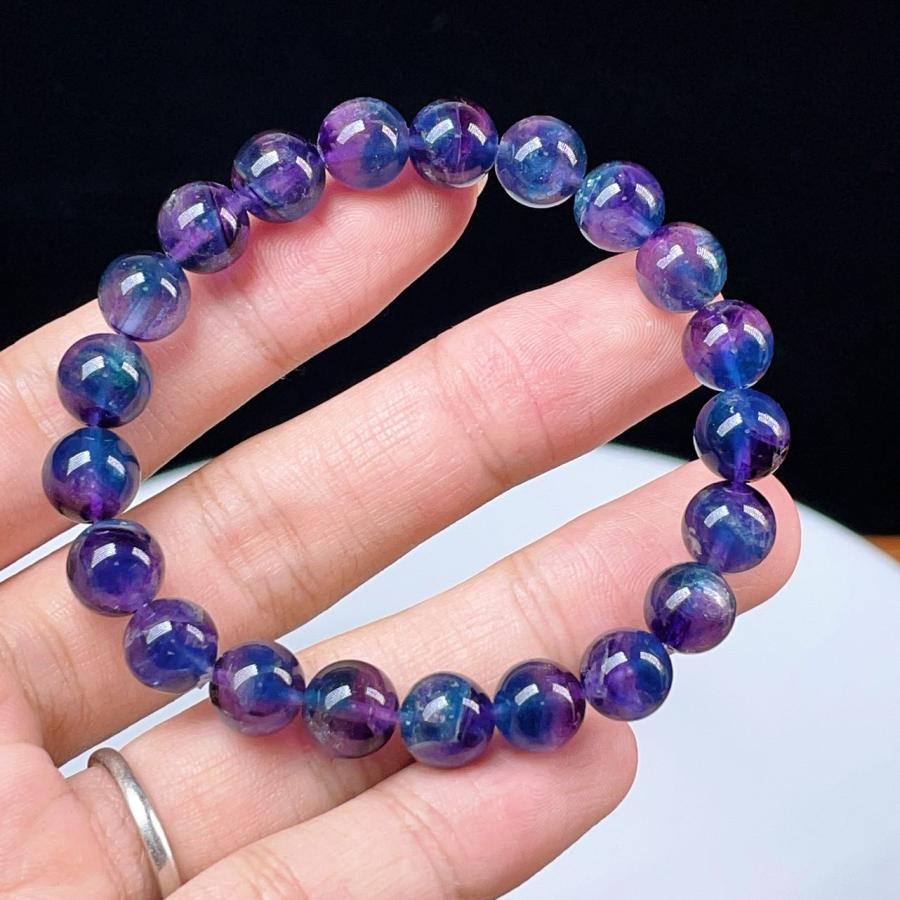 PROME 天然石 一点物 青紫色 フローライト ブレスレット NO.V5756 : 天然石工場直売店 PROME - 通販 - Yahoo ...